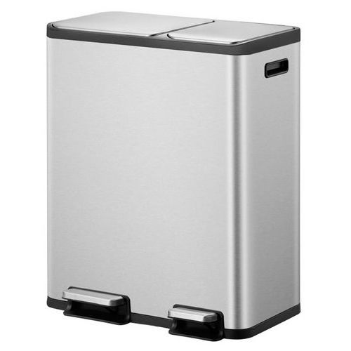 Poubelle à Pédale Tri-sélectif Ecocasa 30+20 L Eko