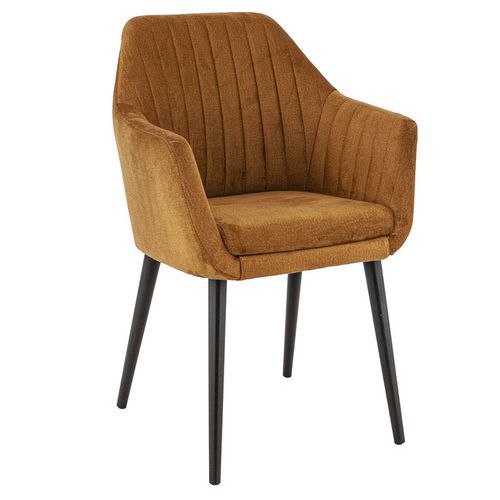 Fauteuil Intérieur - Hêtre - Monolith Gold - Alfonse