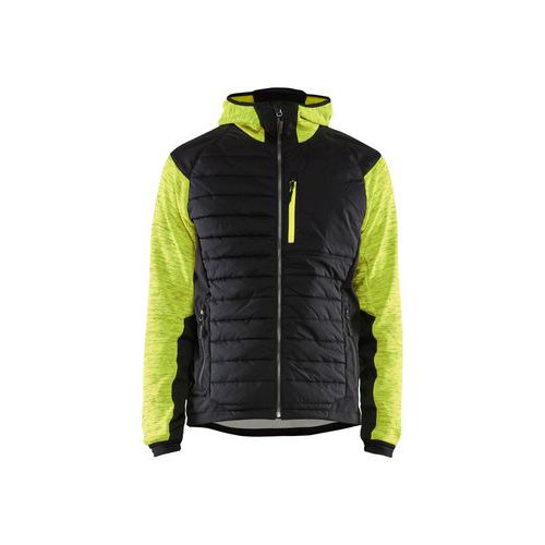 Veste De Travail Hybride Jaune Fluo/noir S