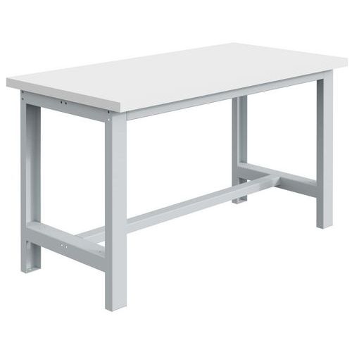 Etabli Si Stratifié 40 Mm Gris Foncé L2000mm