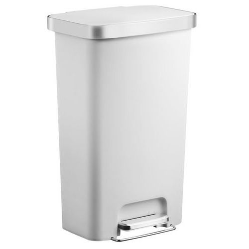 Poubelle à Pédale Hana 45 L Eko Blanc