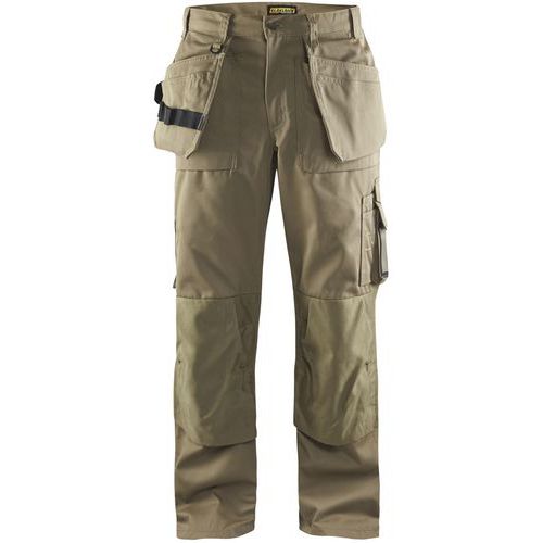Pantalon De Travail Artisan à Poches Flottantes Beige C56