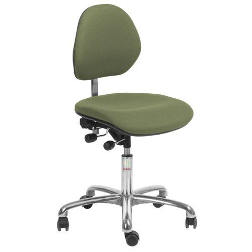 Chaise De Bureau Euromatic Cura - Tissu - 33 Cm - Vert/jaune