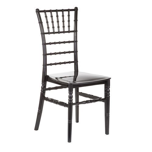 Chaise Extérieure - Polypropylène - Noir - Tiffany