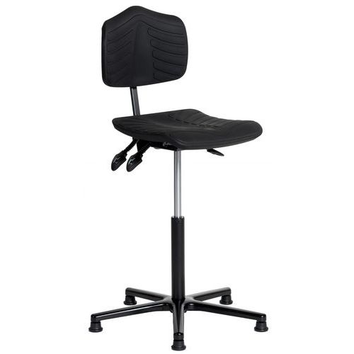Siège Ergosoft Ergonomique Assise Haute Sur Patins Aluminium