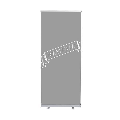 Roll-banner Budget 85-200 Ensemble Complet Bienvenue Grise
