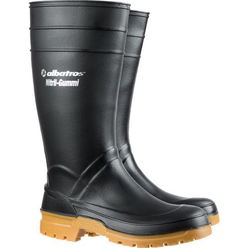 Bottes De Travail En Caoutchouc Nitrile Guardian High Black P.36