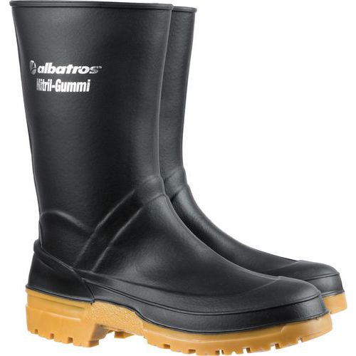 Bottes De Travail En Caoutchouc Nitrile Guardian Mid Black P.36