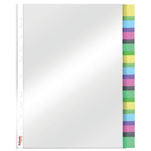 Pochette-intercalaire 12 Touches Esselte Transparent