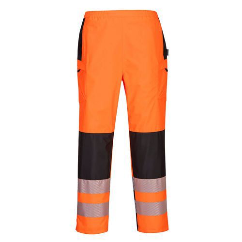 Pantalon De Pluie Hi-vis Pour Femme Pw386 Noir/orange L