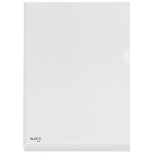 Chemise-coin à Soufflet Leitz - Lot 50 - Transparent