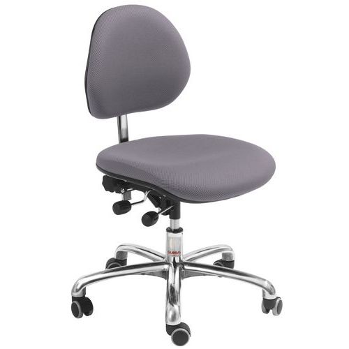 Chaise De Bureau Euromatic Cura - 33 Cm - Gris
