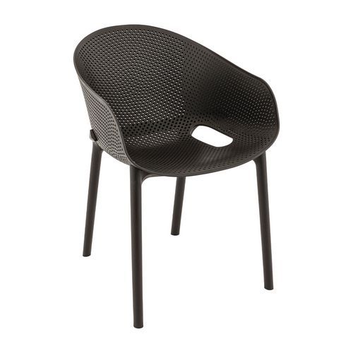 Fauteuil Extérieur - Polypropylène - Noir - Sky Pro