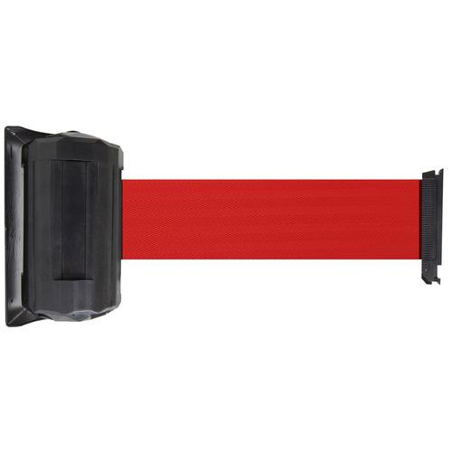 Viso - Support mural extérieur à sangle rouge 4m x 10cm - Manutention intérieure/extérieure - Polyester résistant