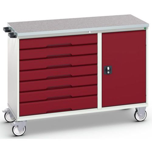 Bott 1 Desserte Maintenance Verso 7 Tiroirs - Hêtre - Bott