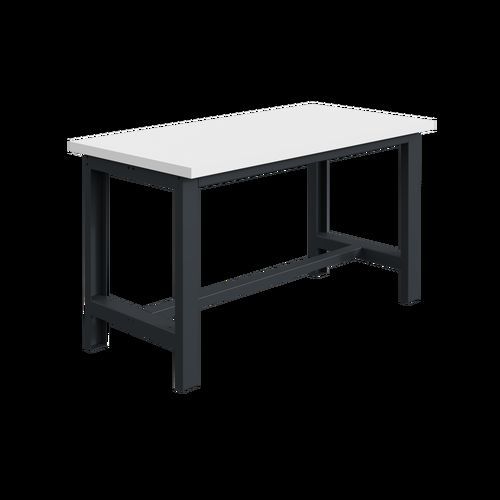 Etabli Si Plateau Mélaminé 38 Mm Fixe L1500 Gris Foncé