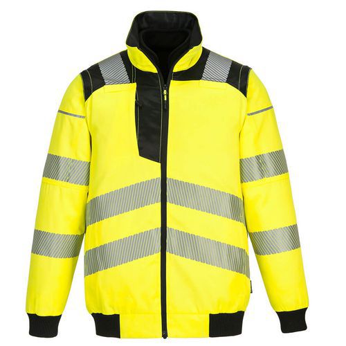 Blouson Pw3 Haute Visibilité 3-en-1 Pw30 Noir/jaune S