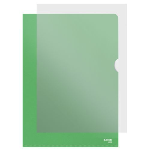 Chemise-coin Esselte Boite De 100 Vert