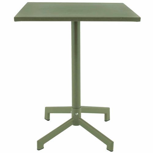 Table Extérieure - Acier/ Alu - Olive - 60x60 - Pigalle