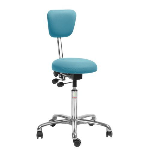 Chaise Oxford 3d Runner - 73 Cm - Bleu Clair