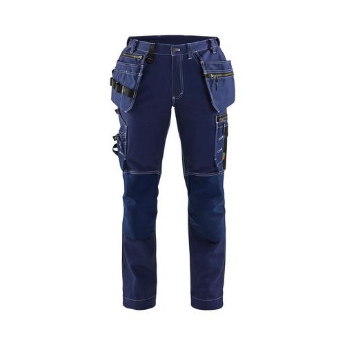 Pantalon De Travail Artisan+ Stretch Femme Bleu Foncé C44