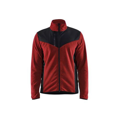 Veste Tricotée Avec Softshell Rouge/noir 4xl