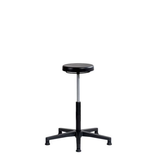Tabouret Ergoline Haut Sur Patins Polyamide