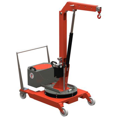 Grue D’atelier Porte-à-faux Manuelle Mât Rotatif 200 Kg