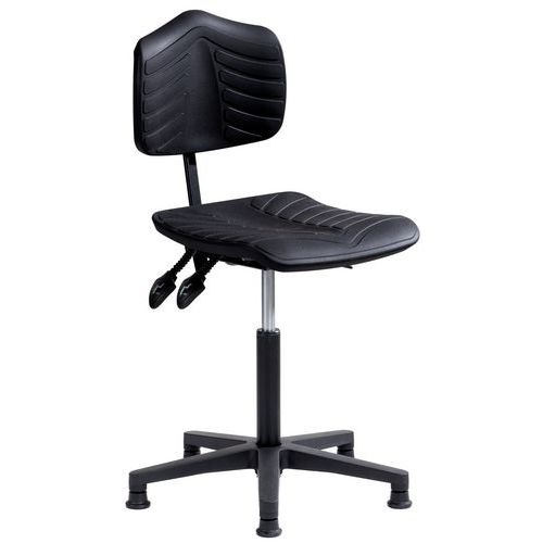 Siège Ergosoft Embase Polyamide Assise Moyenne Sur Patins