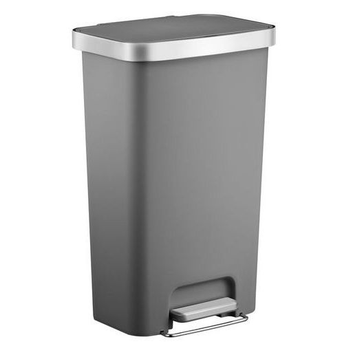 Poubelle à Pédale Hana 45 L Eko Gris