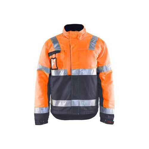Veste De Travail Pour Hiver Haute Visibilité Couleur Orange