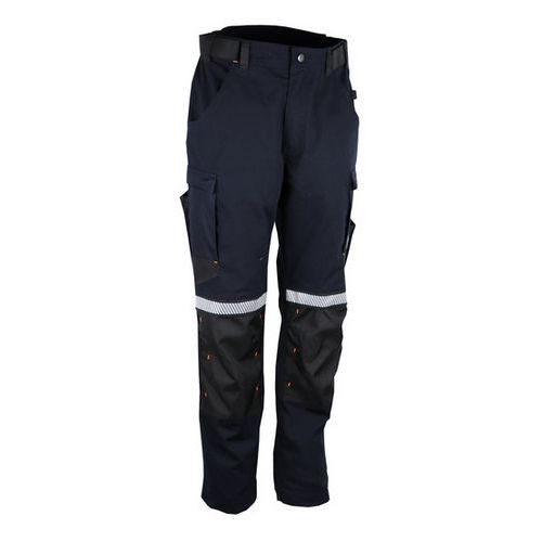 Singer Safety - Pantalon de travail ripstop PETRAM - Bleu/Noir XL - Coton/Polyester 280g/m² - Mixte