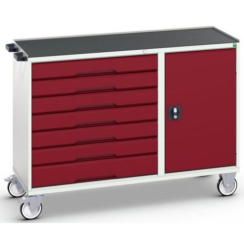 Bott 1 Desserte Maintenance Verso 7 Tiroirs - Acier - Bott