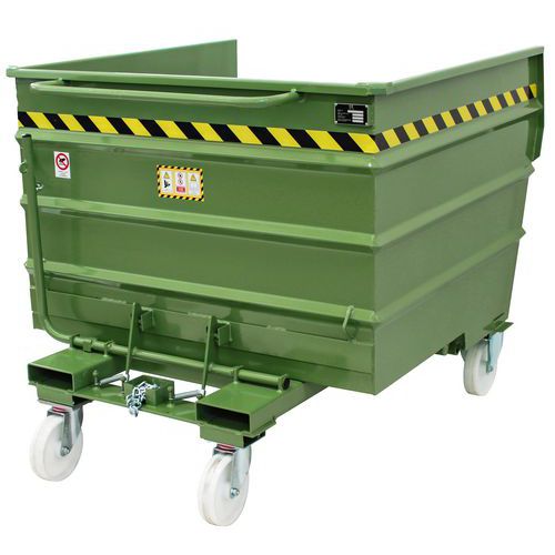 Bennes Multifonctions à Bascule En Acier Sall Vert