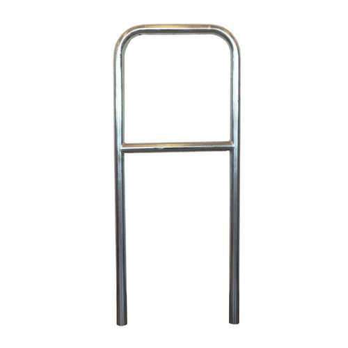 Viso - Barrière de sécurité à sceller galvanisé 500 x 1200 mm - Acier Ø 40 mm - Gris - Robuste et Durable