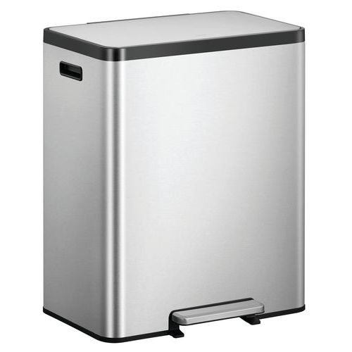 Poubelle à Pédale Tri Sélectif Ecocasa Ii 30+30 L Eko