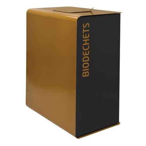 Borne Tri Sélectif Biodéchets Cubatri - Gris Foncé
