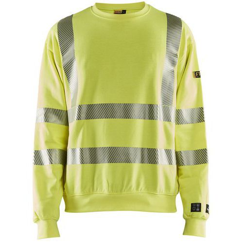 Sweat Multinormes Jaune Fluo