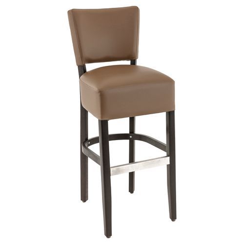 Tabouret Interieur - Hetre - Madryt Taupe - H80-floriane Bst