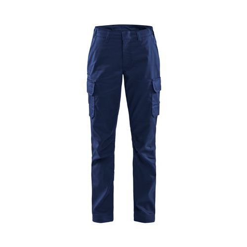 Pantalon De Travail Industrie Stretch 2d Femme Bleu Foncé/bleu C44
