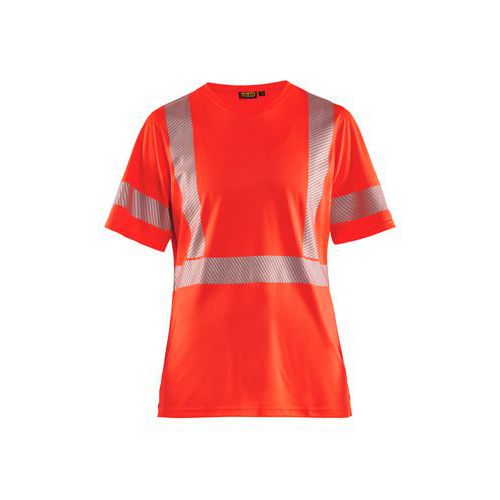 T-shirt De Protection Anti-odeur Femme Rouge Fluo