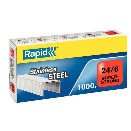 Agrafe Superstrong 24/6 - Boite De 1000