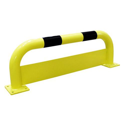 Viso - Arceau de protection anti-encastrement 1000x350mm - Noir/jaune - Fixation à visser - Usage entrepôt