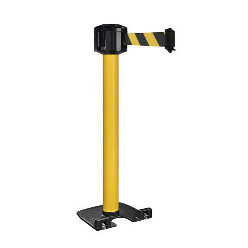 Poteau Extérieur Jaune À Sangle 10m - Noir/jaune