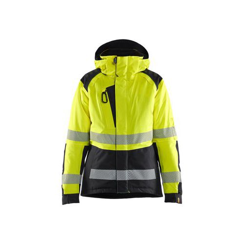 Veste Hiver Femme Haute Visibilité Jaune Et Noir