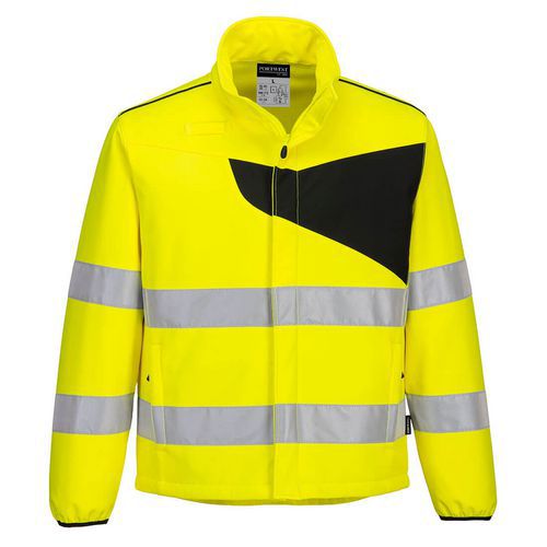 Softshell Haute-visibilité Pw2 (2c) Pw27 - Noir/jaune - Xxxl - Homme