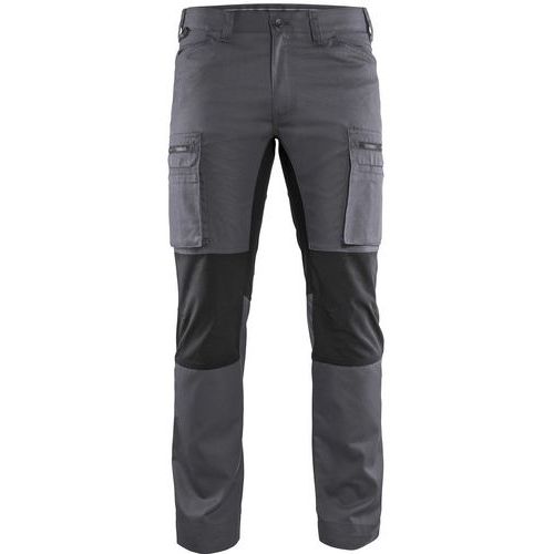 Pantalon De Travail Maintenance +stretch Gris/noir D96