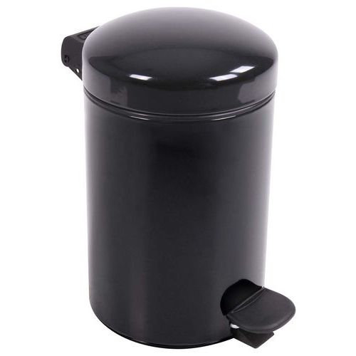 Poubelle Pour Sanitaire De Salle De Bain Bohème 3 L - Noir