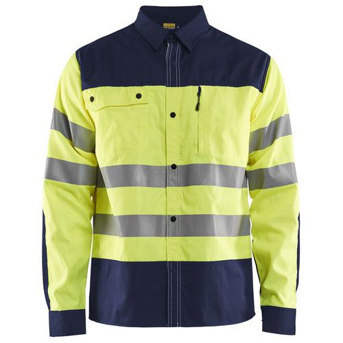 Chemise Haute Visibilité En Jaune Fluo L