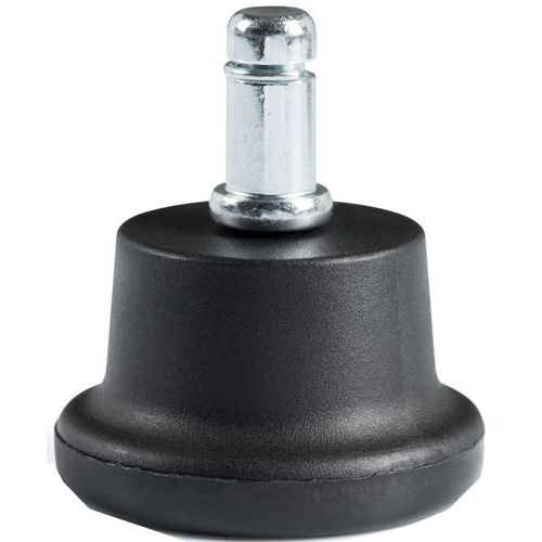 Sofame - Jeu de 5 patins H35mm - Mobilier d'atelier - Hauteur 35mm - Lot de 5 pièces